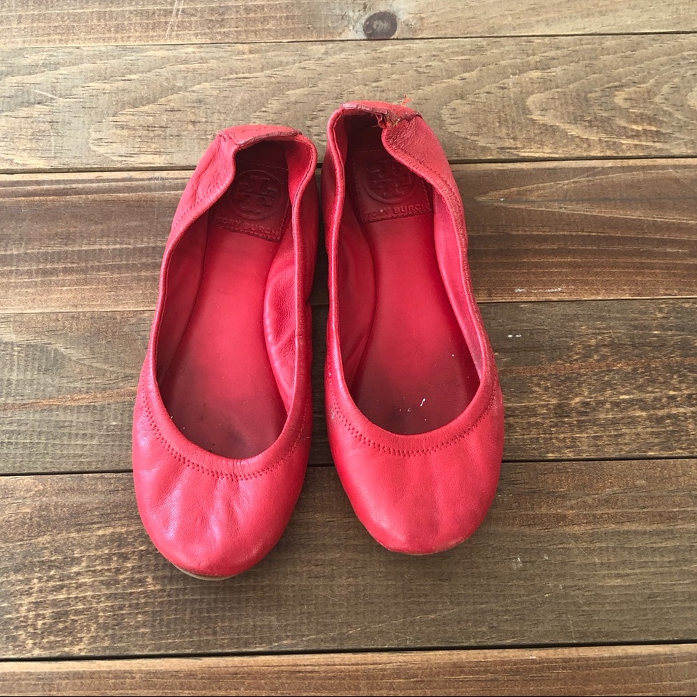 Tory Burch Leather Ballet Flats